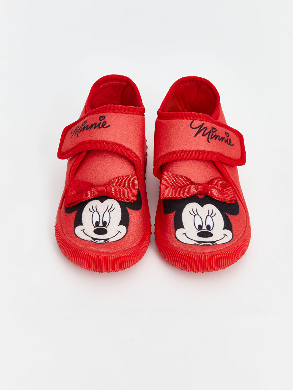 LCW STEPS Kırmızı Minnie Mouse Baskılı Kız Bebek Panduf - 2