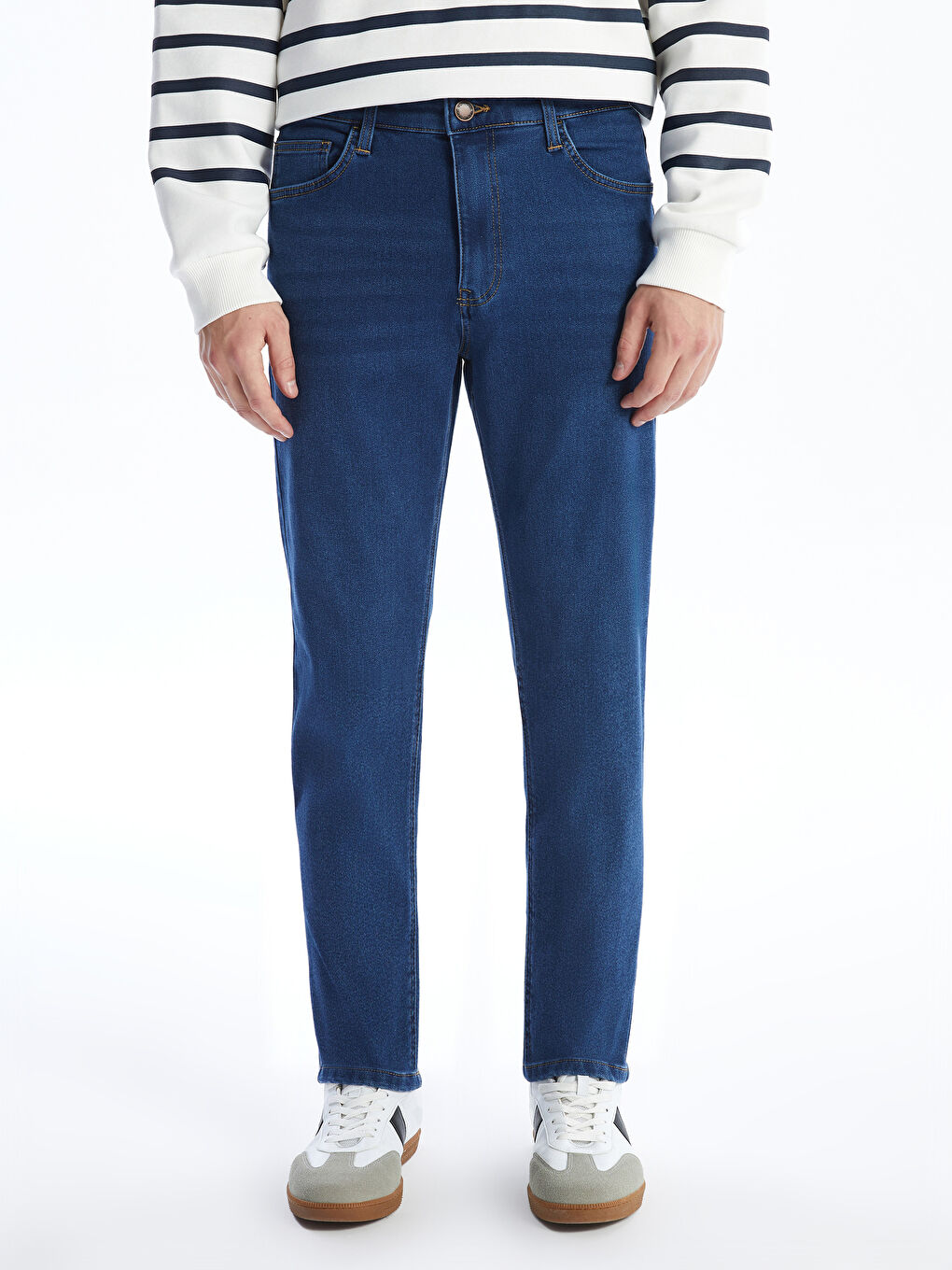 LCW Jeans 750 Slim Fit Winter Jeans Für Herren Mit Fleecefutter -W4DC36Z8-H45