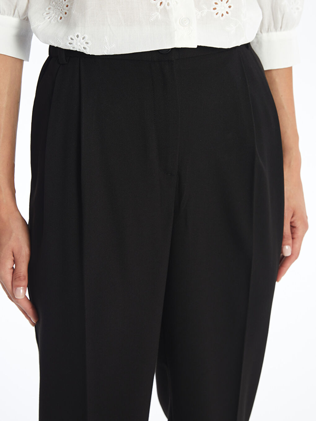 LC Waikiki Loose Fit Women's Trousers -W4DC53Z8-CVL