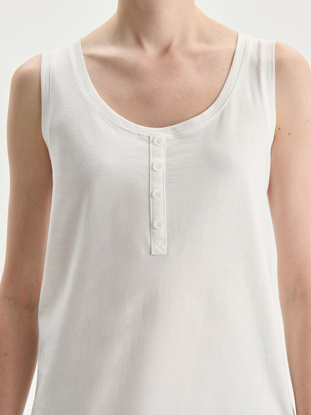 U Neck Women's Tank Top -W4DC90Z8-R9J