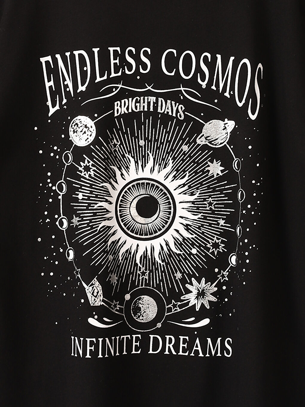 Women's Crew Neck Printed T-Shirt-2