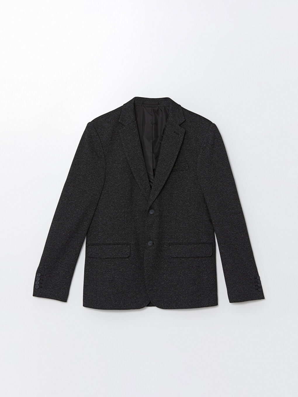 LCWAIKIKI Formal Siyah Dar Kalıp Erkek Blazer Ceket - 6