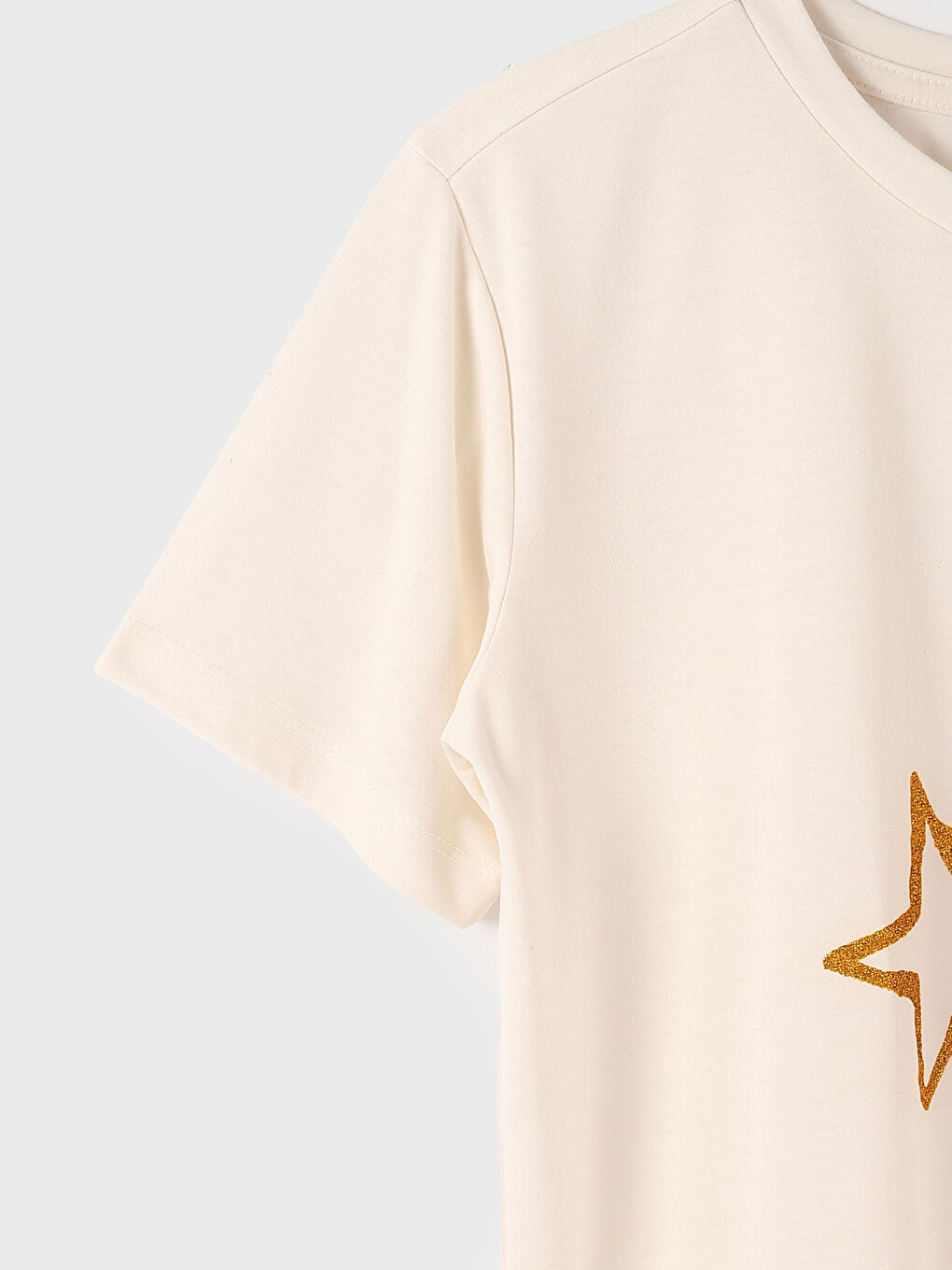 Crew Neck Printed Short Sleeve Women's T-Shirt-2