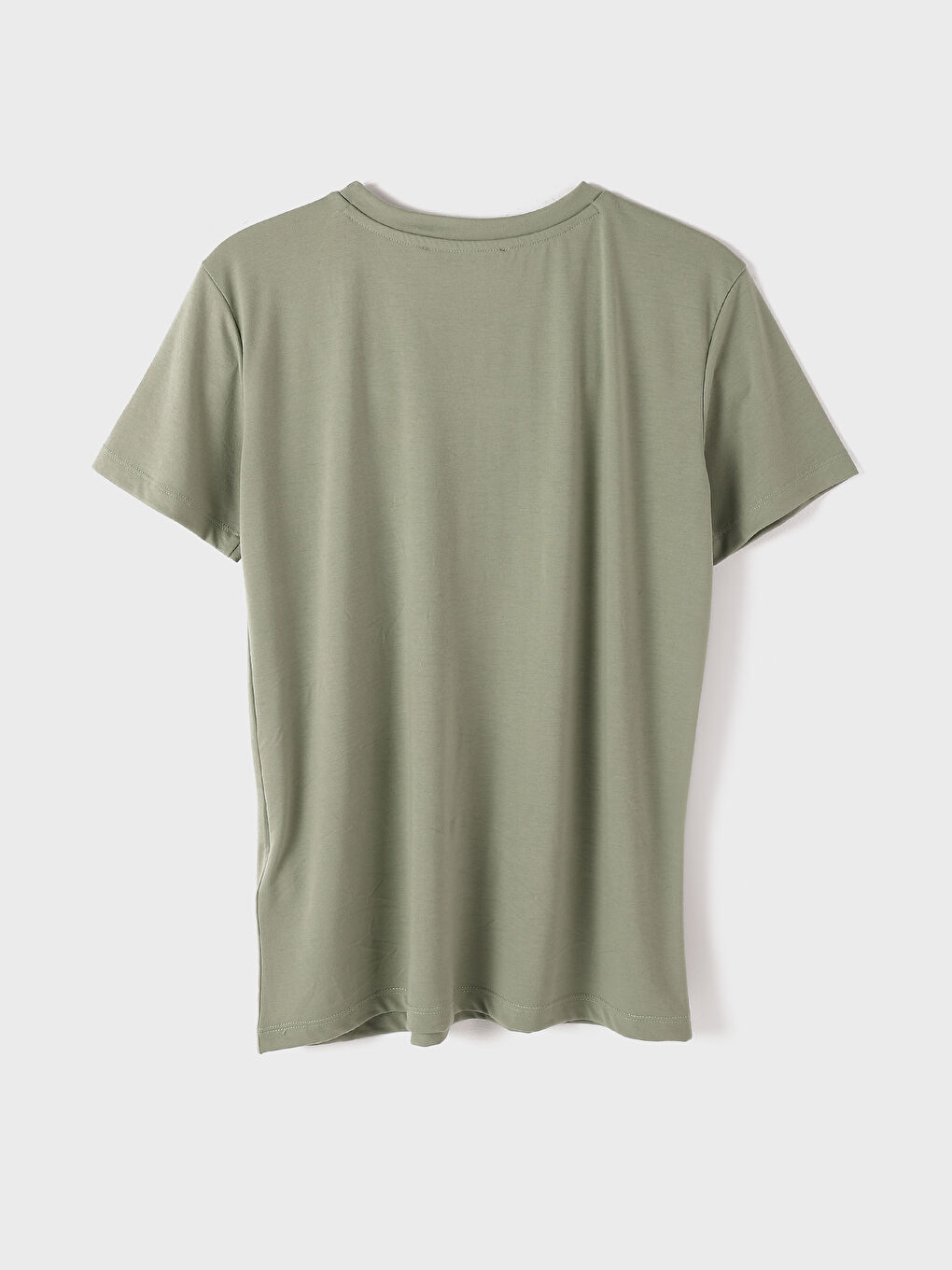 Tricou cu Mânecă Scurtă Imprimat cu Guler Rotund pentru Femei-1