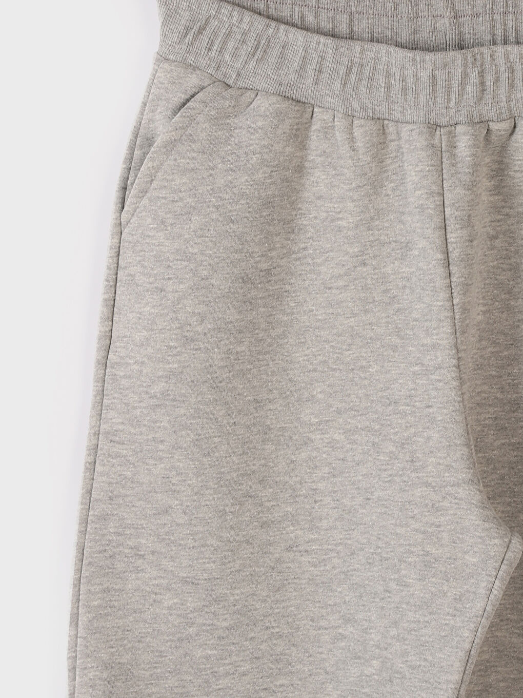 Women's Elasticated Waist Plain Jogger Sweatpants-2