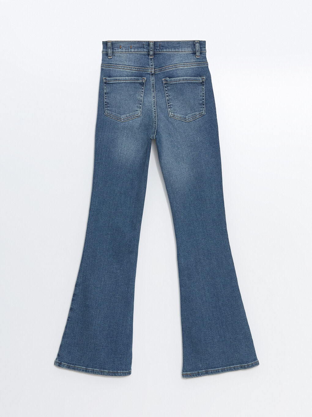 LCW Jeans Orta Ton İndigo Rodeo Mars Flare Kadın Jean Pantolon - 5