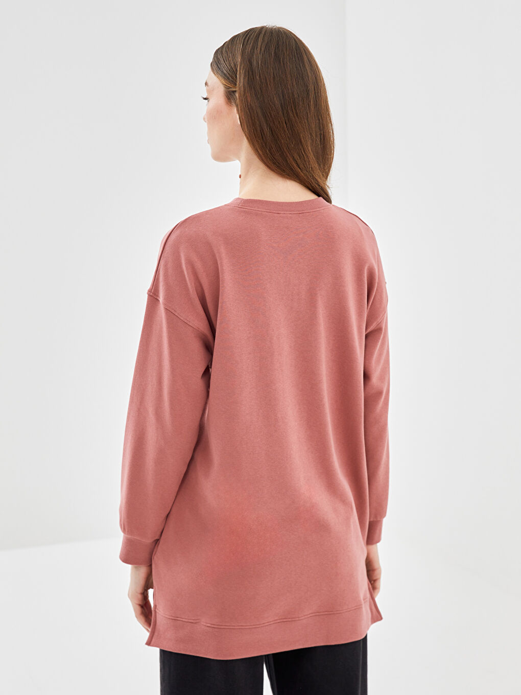 Crew Neck London Printed Women's Sweatshirt Tunic-3