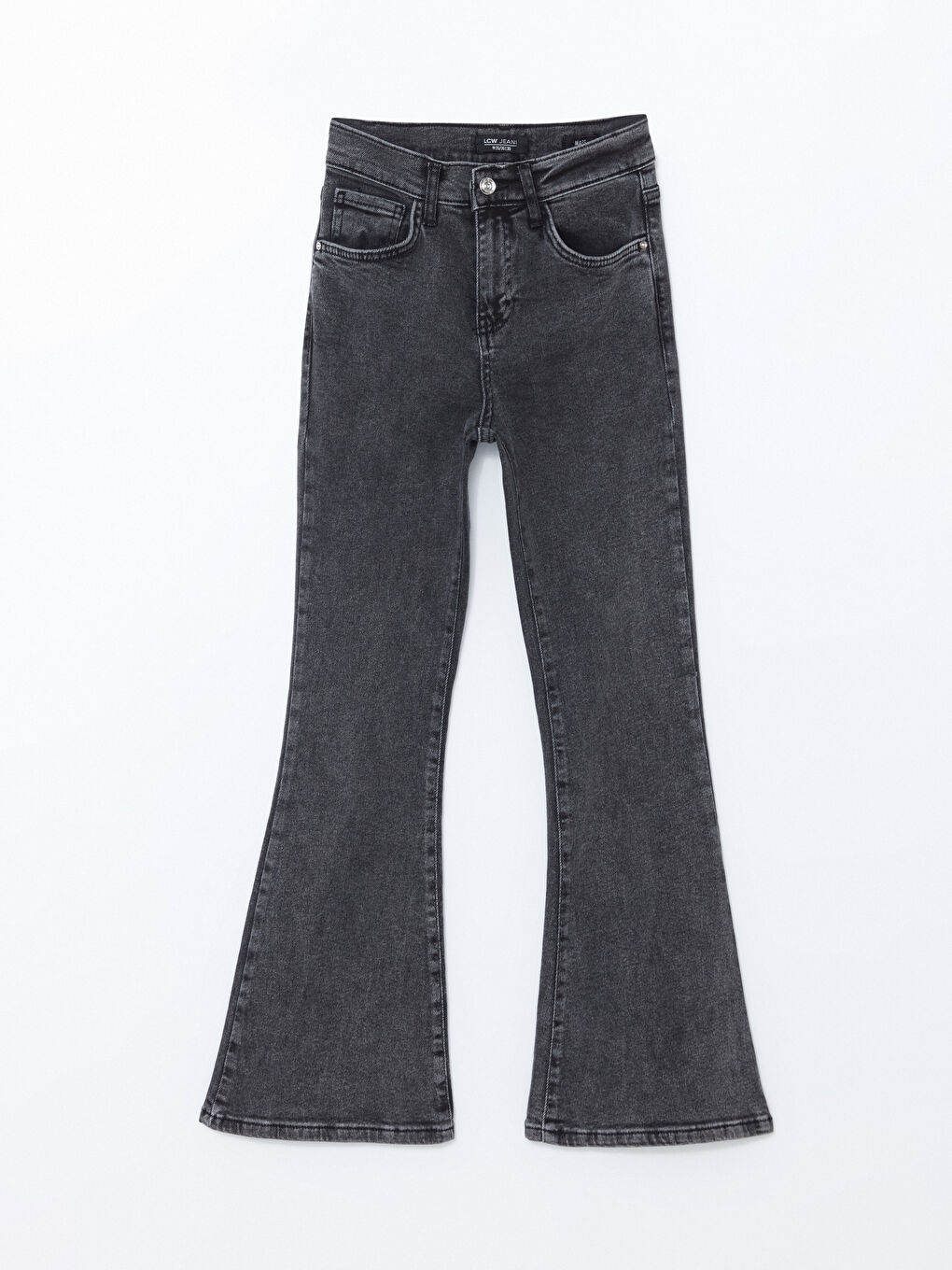 LCW Jeans Gri Rodeo Mars Flare Kadın Jean Pantolon - 4