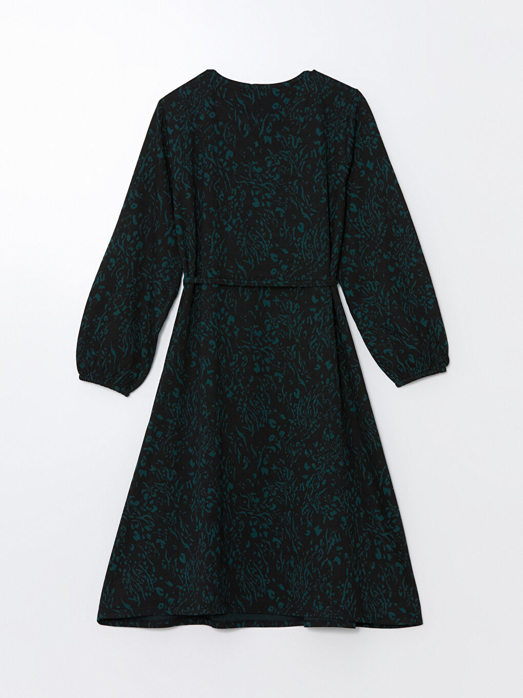 LCW Grace Crew Neck Patterned A Form Women's Dress -W4DG55Z8-MLR