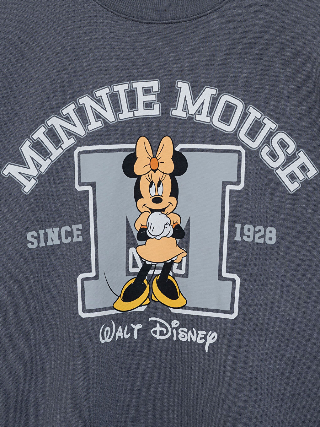 Crew Neck Mickey Mouse Printed Women's Sweatshirt Tunic-2