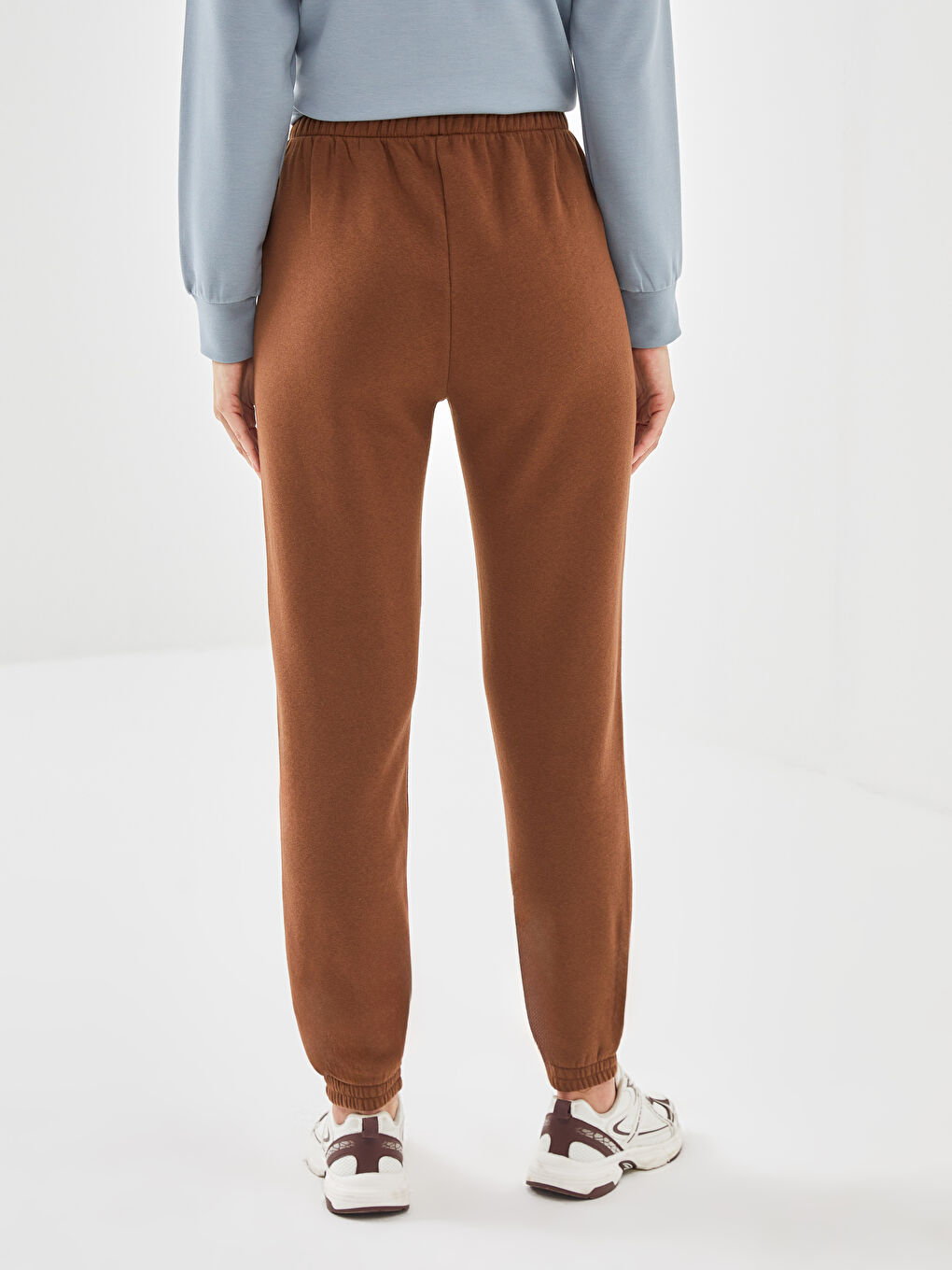 Elastic Waist Women's Thick Jogger Sweatpants -W4DG87Z8-R3D