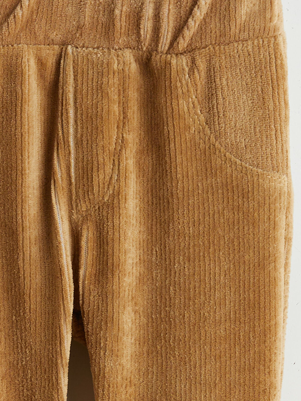 Bej Beli Lastikli Erkek Bebek Pantolon-2