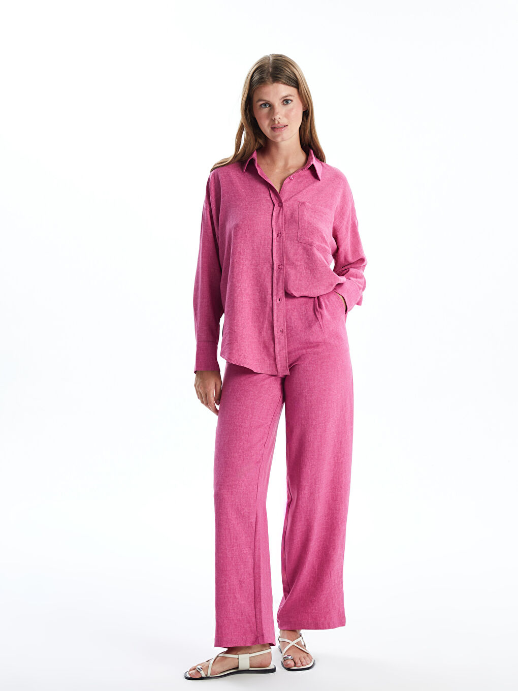 Loose Fit Women's Trousers -W4DH31Z8-GWX