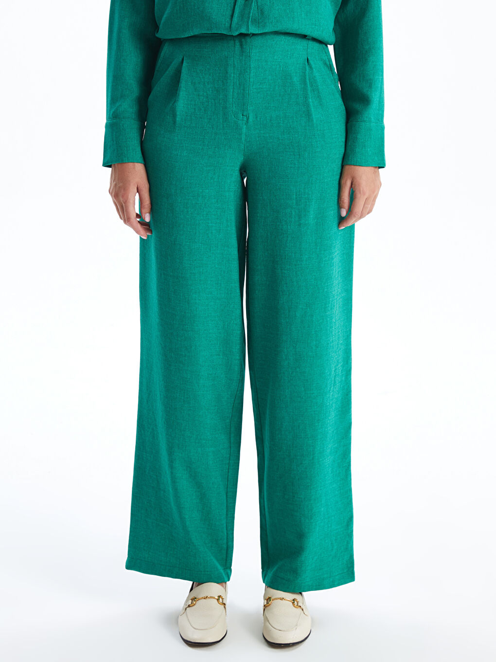 Loose Fit Women's Trousers-1