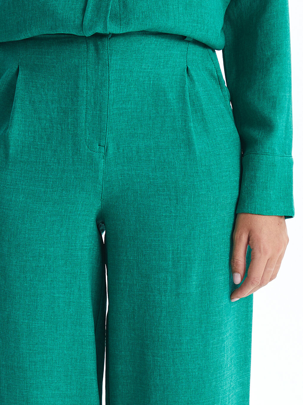 Loose Fit Women's Trousers-2