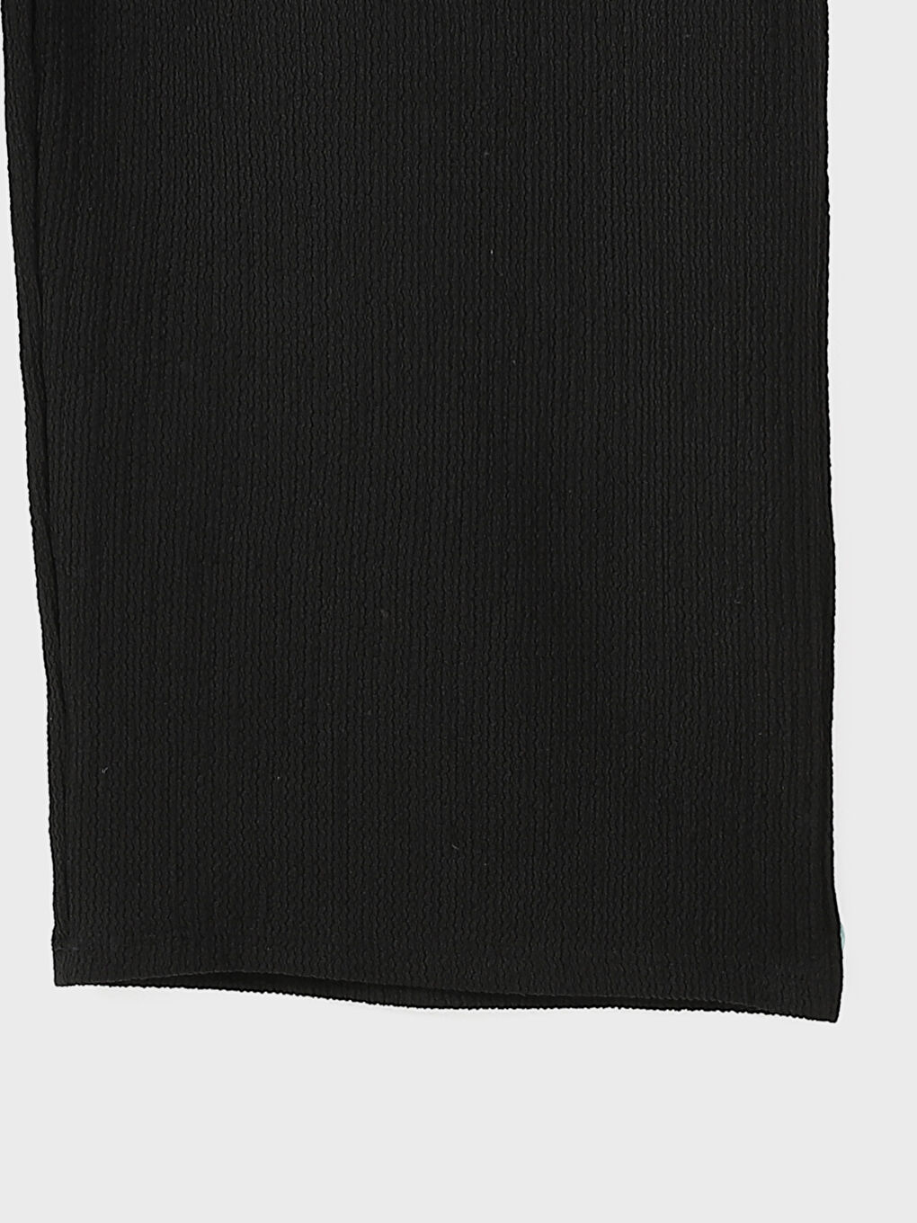 Elasticated Waist Textured Women's Trousers-2