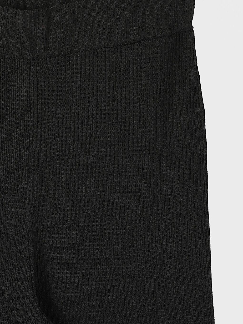 Elasticated Waist Textured Women's Trousers-3