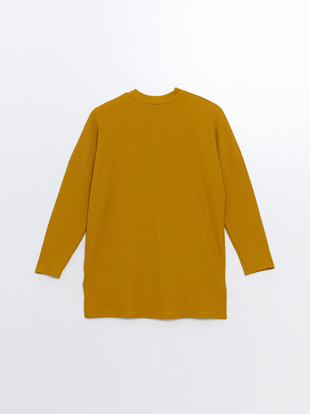 Crew Neck Textured Oversize Women's Tunic-5