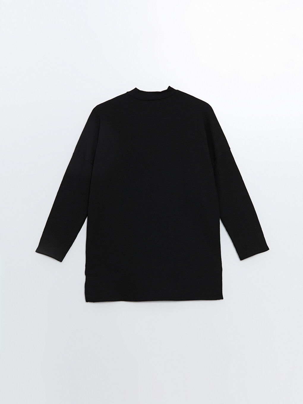 تونيك أوفراسايز بياقة دائرية مزخرفة للسيدات-5