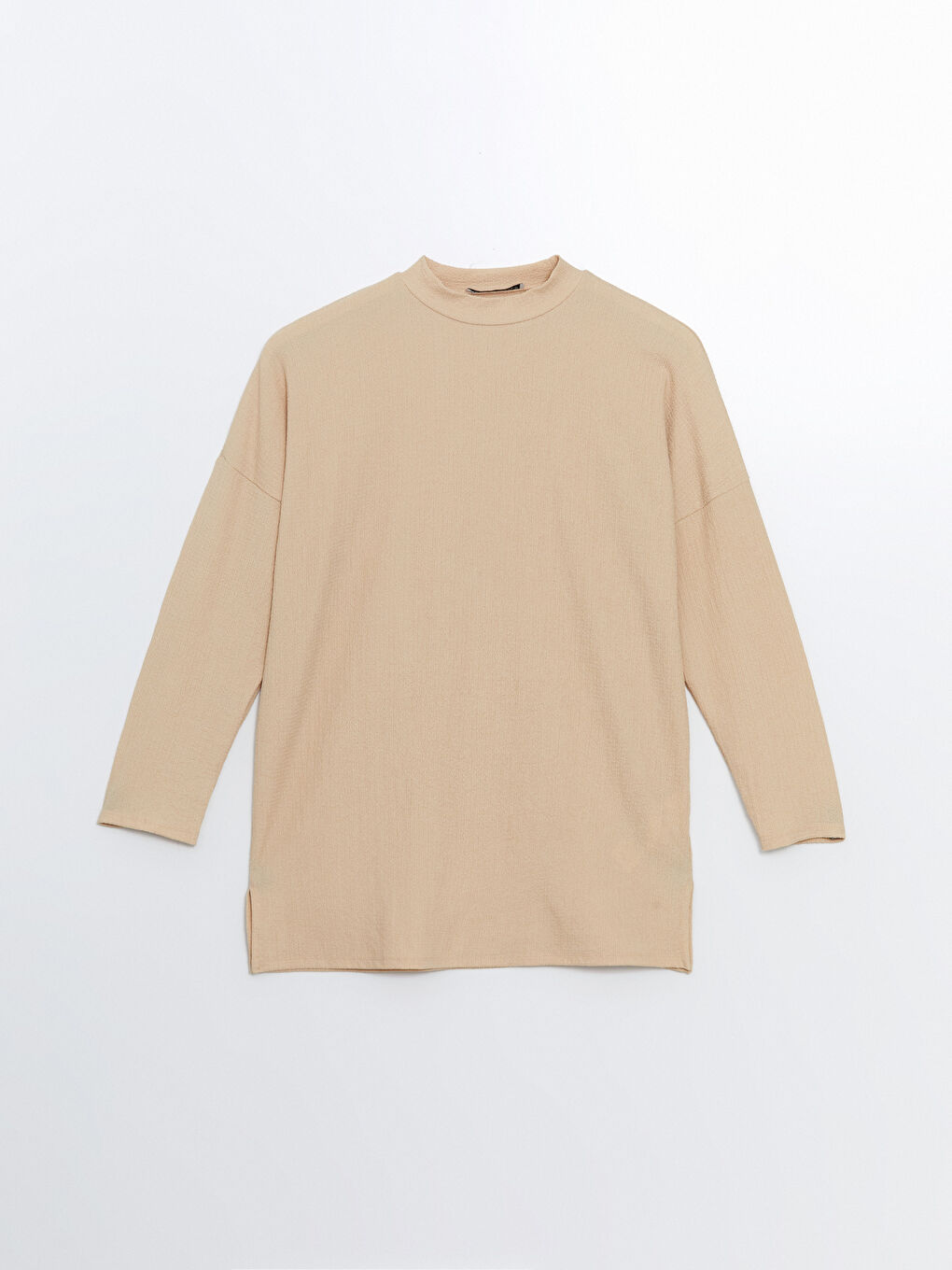 Crew Neck Textured Oversize Women's Tunic-5