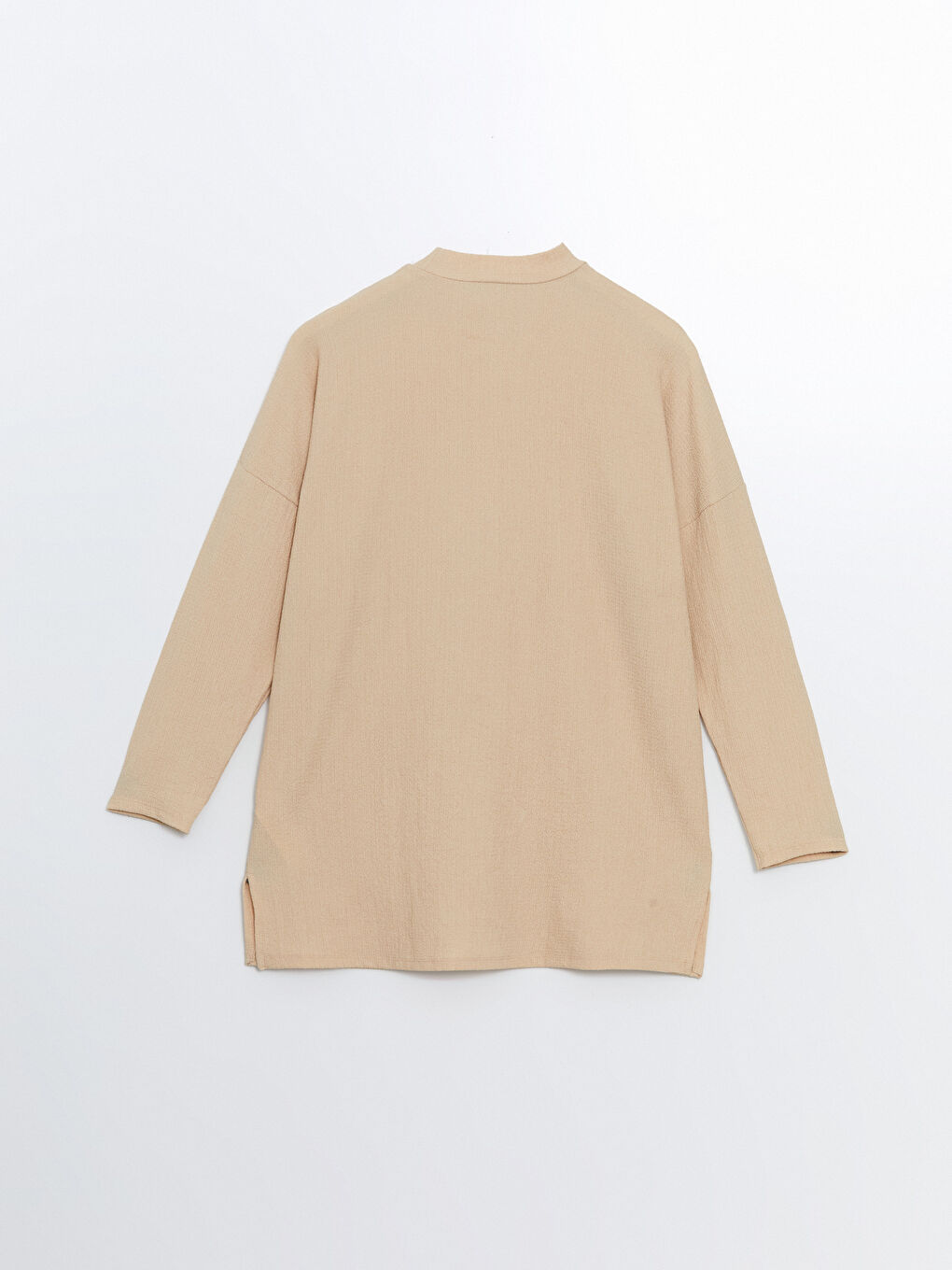 Crew Neck Textured Oversize Women's Tunic-6