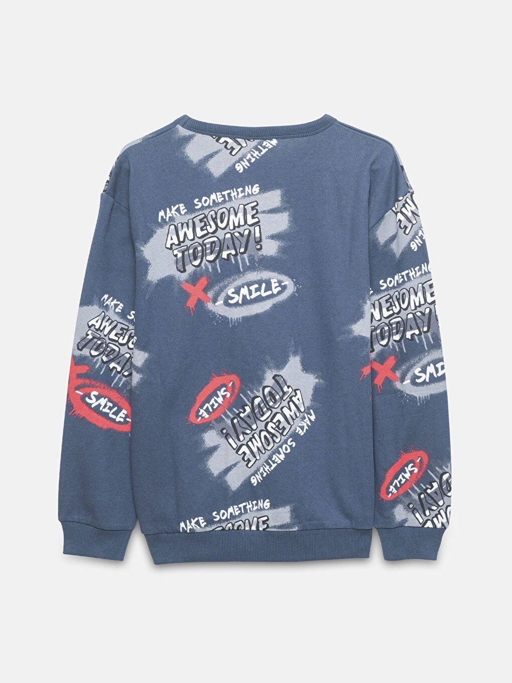 Crew Neck Boys' Thick Sweatshirt -W4DI54Z4-DWP