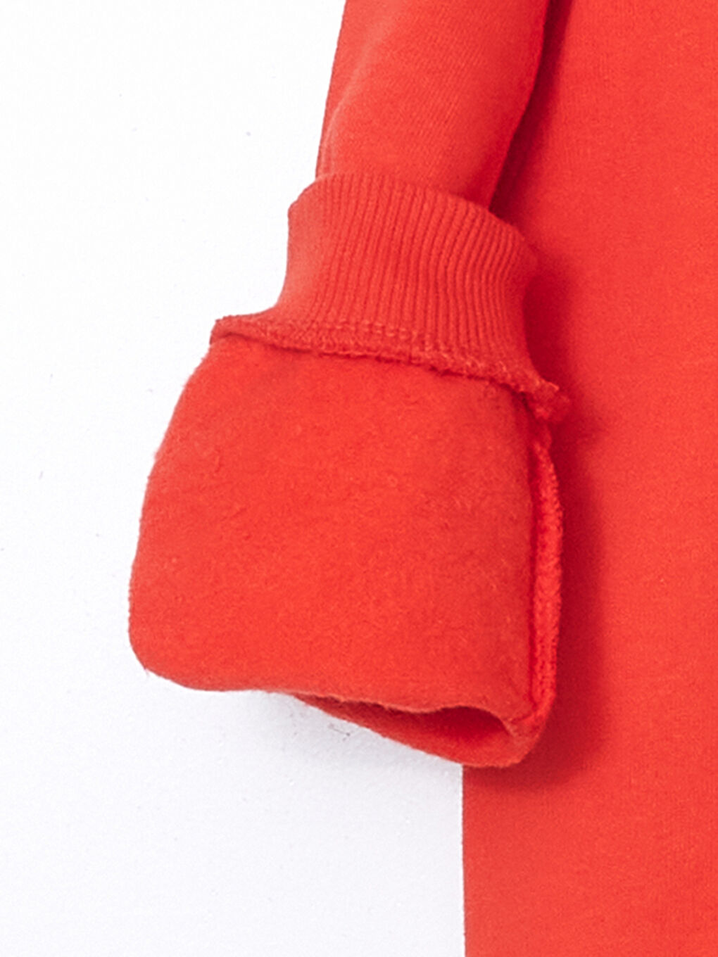 Kırmızı Bisiklet Yaka Erkek Çocuk Sweatshirt-2