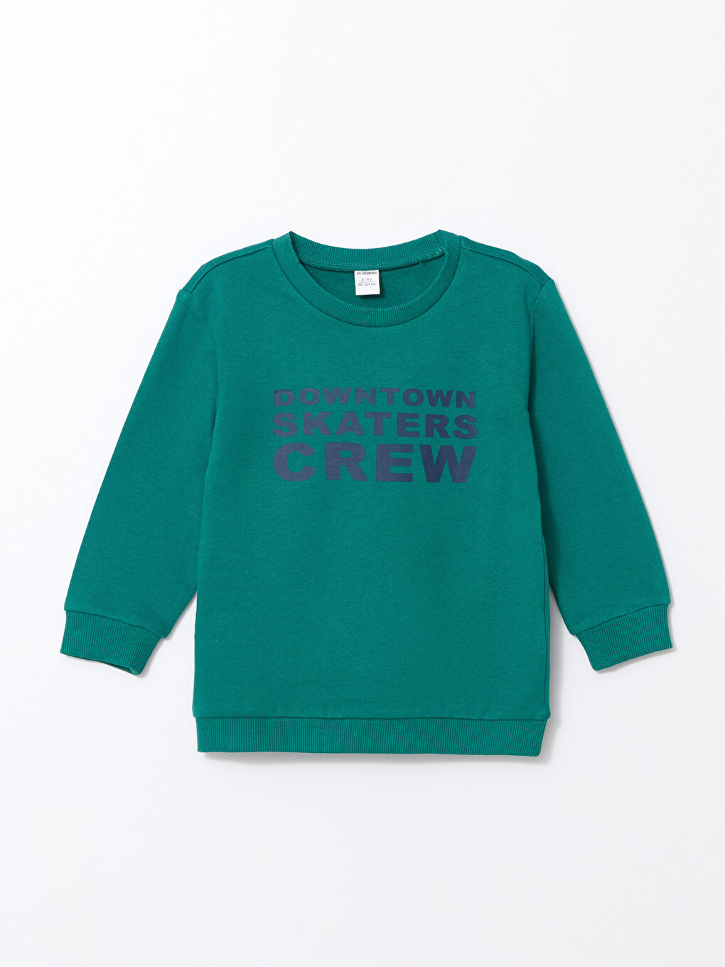 LCW Kids Crew Neck Long Sleeve Printed Thick Baby Boys Sweatshirt 2 Pack -W4DI83Z1-H0B