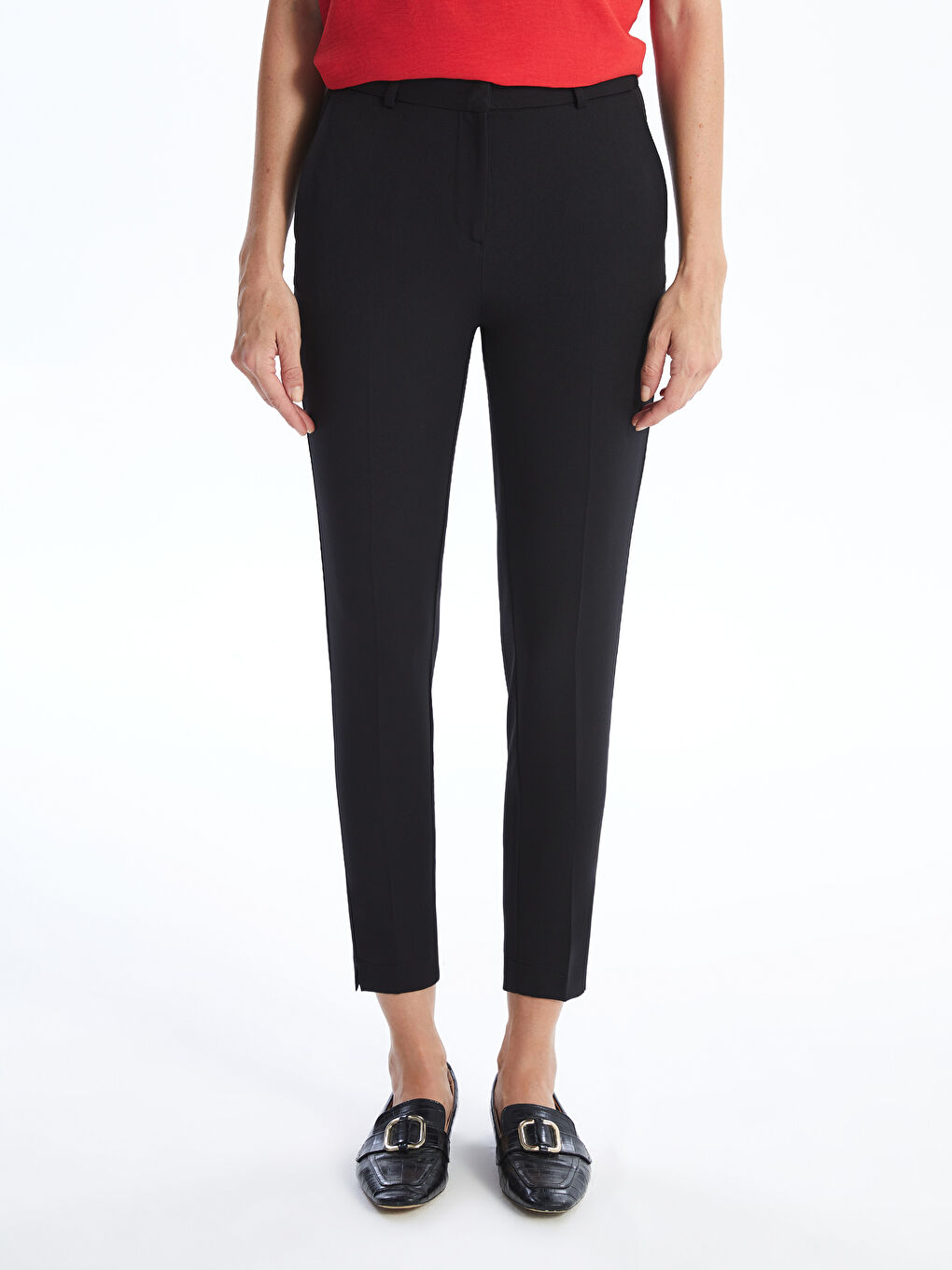 Slim Fit Women's Trousers -W4DJ30Z8-CVL