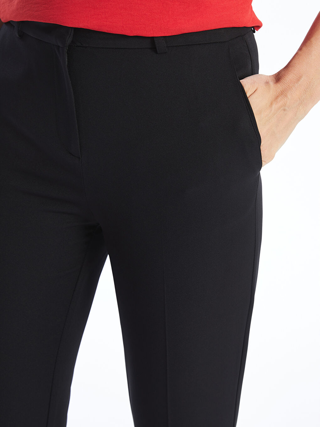 Slim Fit Women's Trousers -W4DJ30Z8-CVL