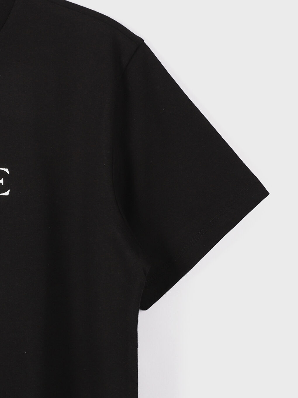 Crew Neck Printed Short Sleeve Women's T-Shirt-1