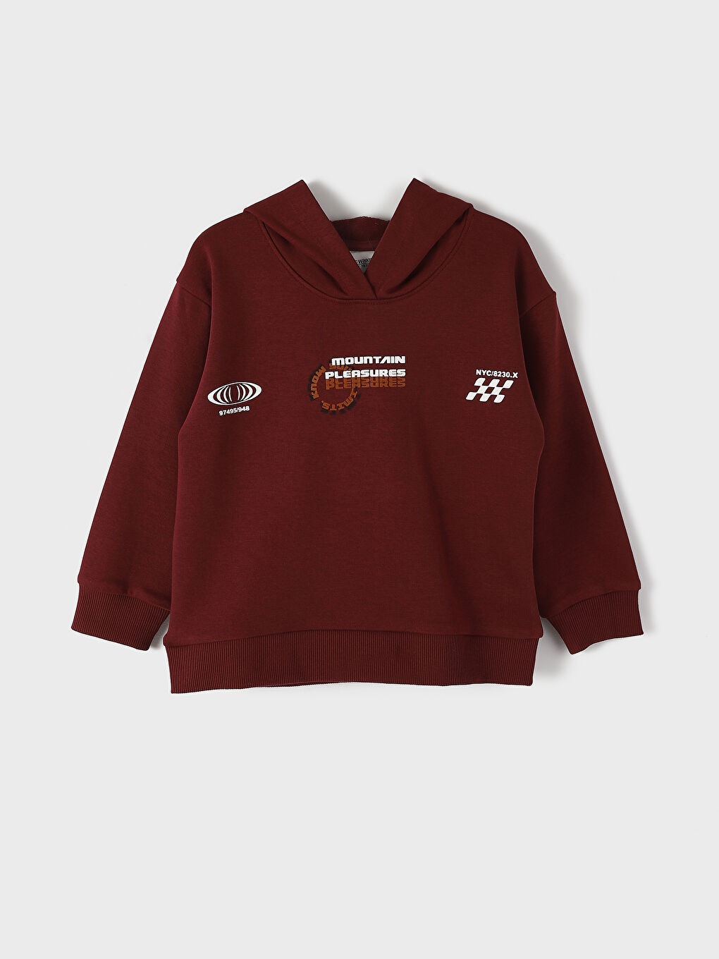 Printed Long Sleeve Boys' Hoodie and Sweatpants-1