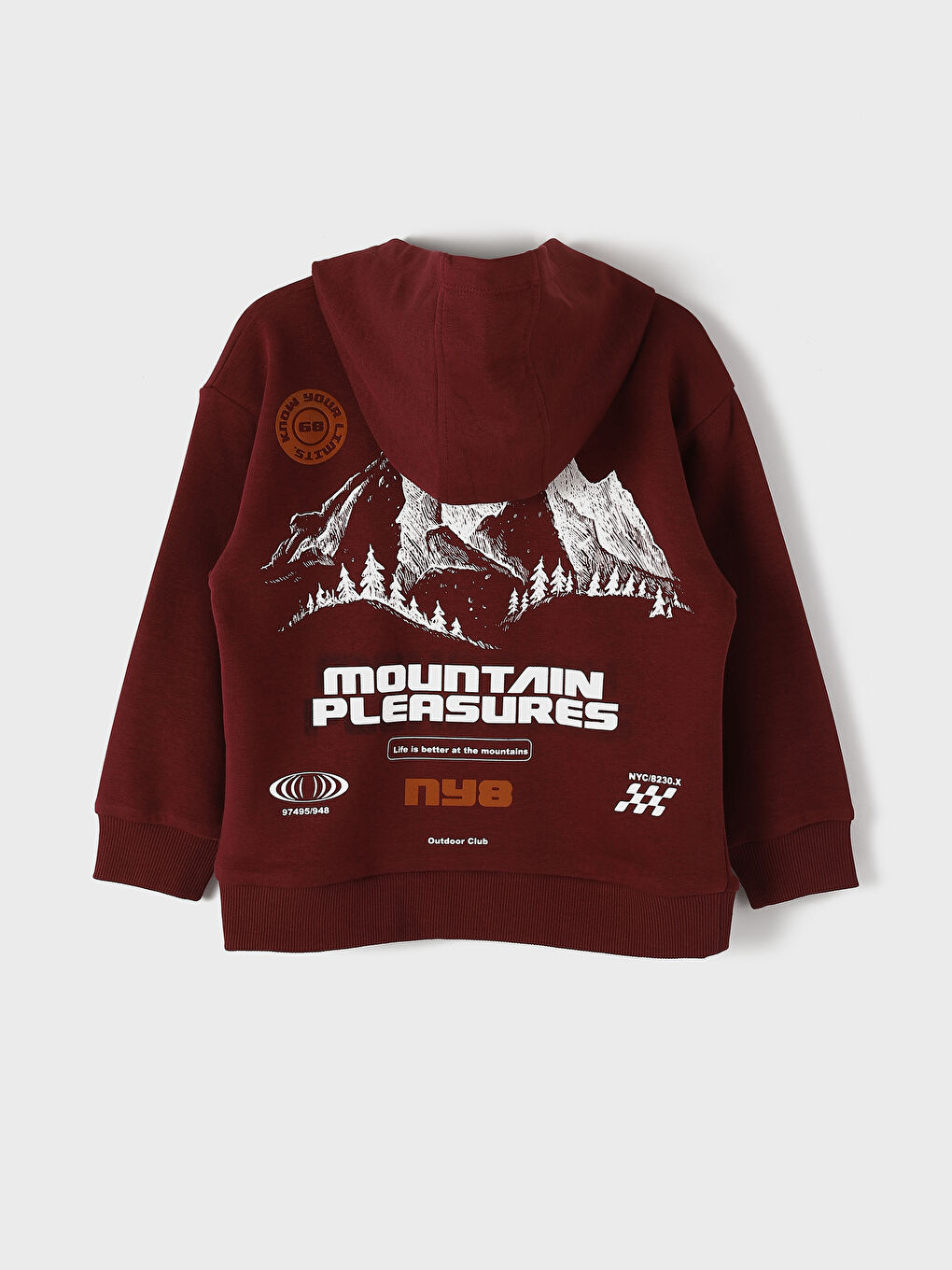Printed Long Sleeve Boys' Hoodie and Sweatpants-3