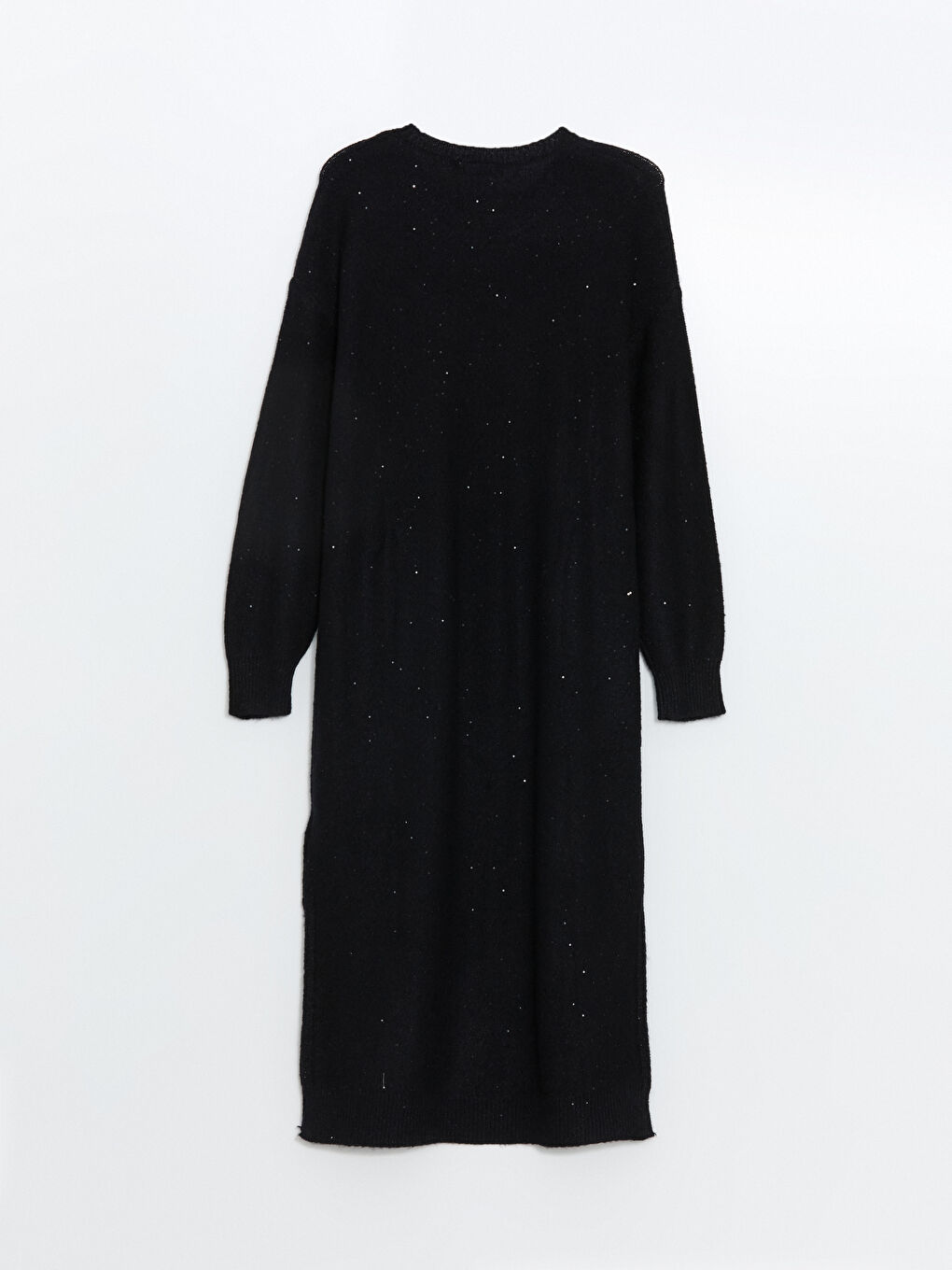 Crew Neck Plain Long Sleeve Women's Knitwear Dress -W4DJ86Z8-CVL