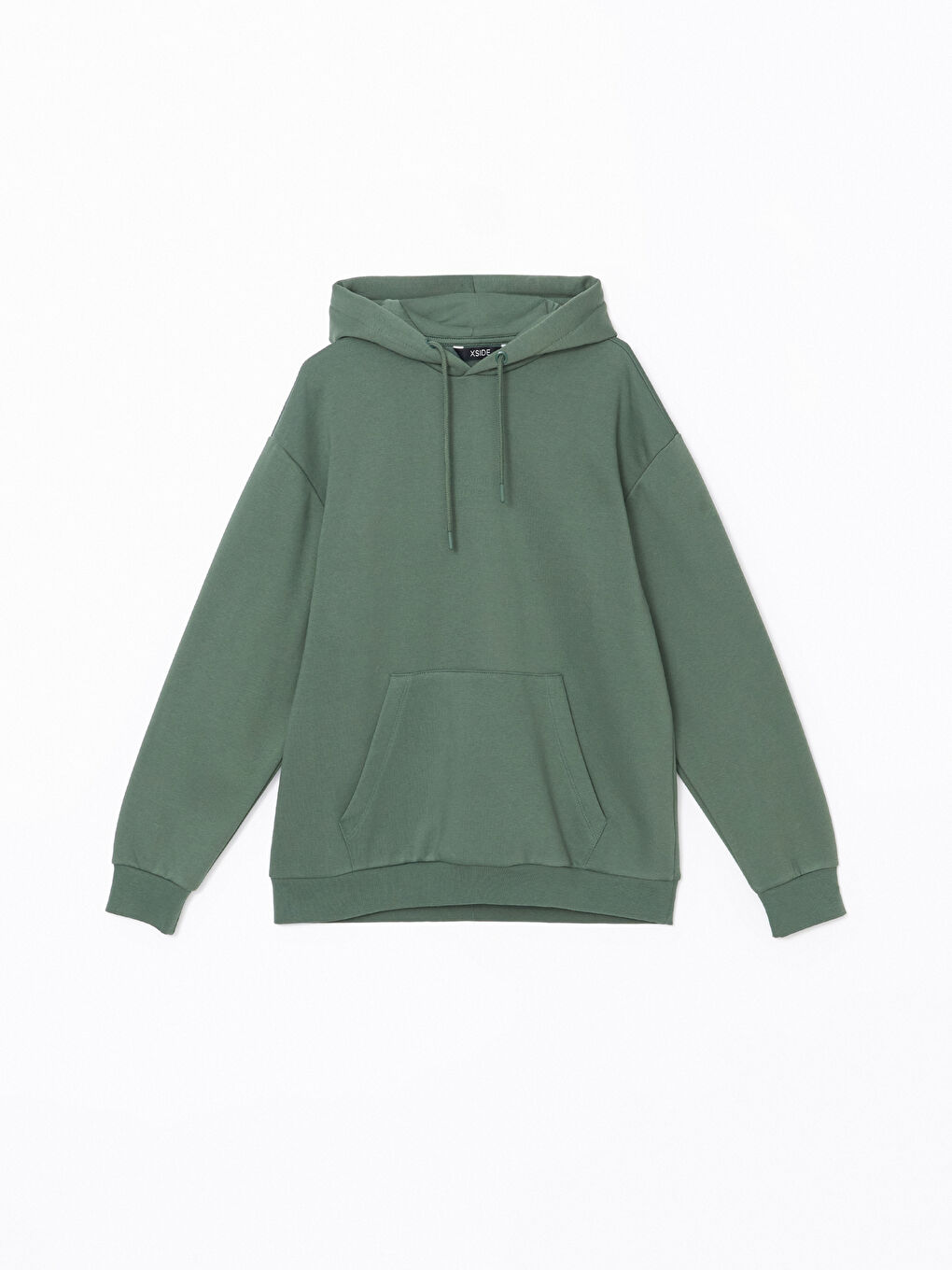 LCW Casual Yeşil Uzun Kollu Erkek Hoodie