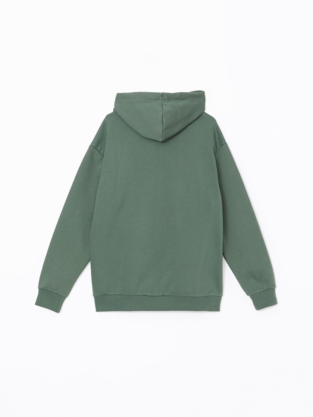 LCW Casual Yeşil Uzun Kollu Erkek Hoodie - 2