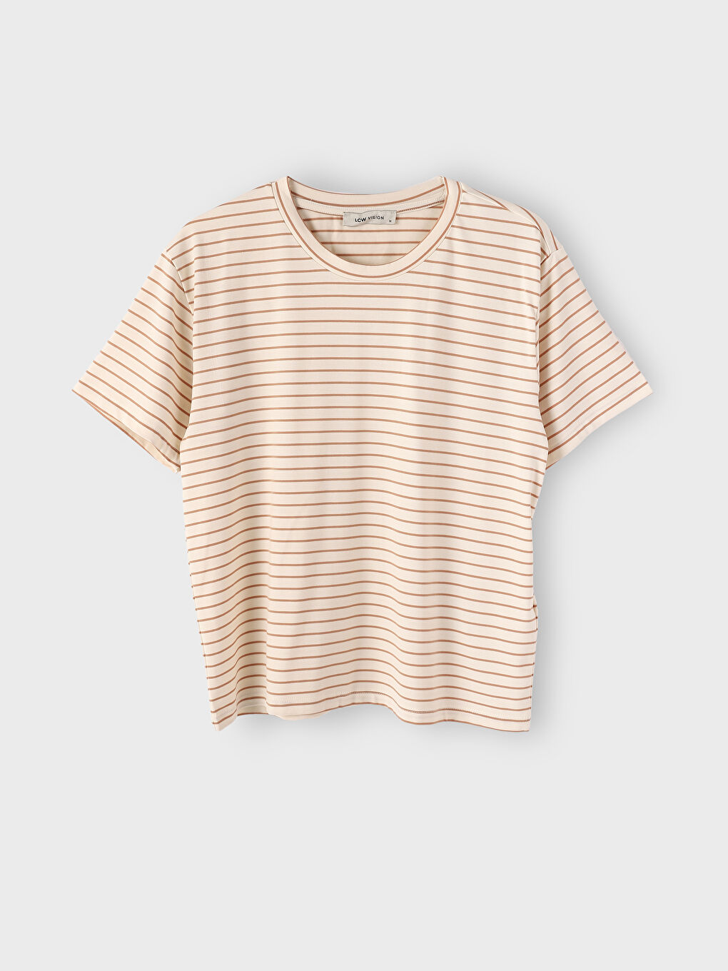 Crew Neck Striped Women's T-Shirt