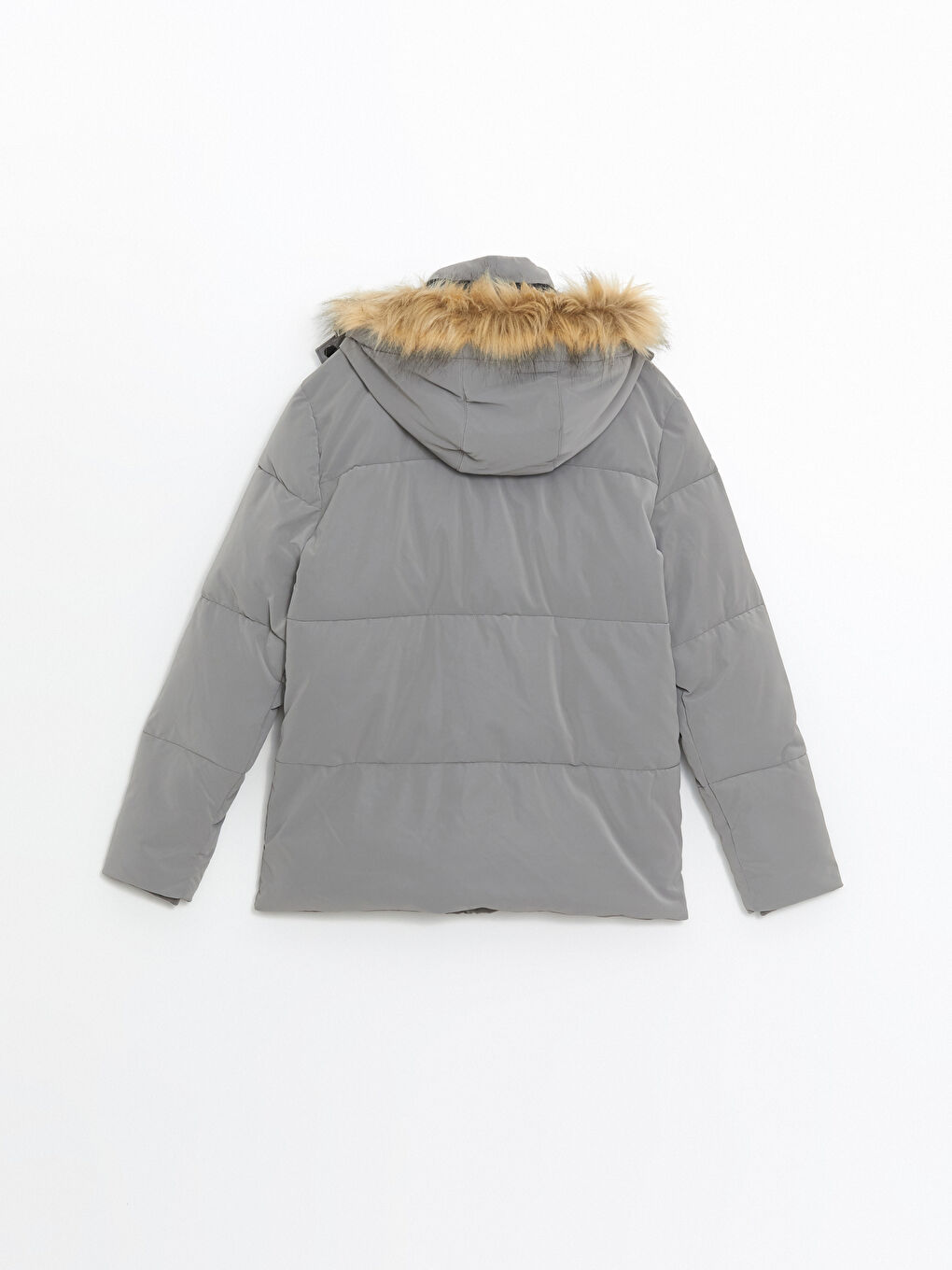 Standard Fit Hooded Men's Puffer Coat-7