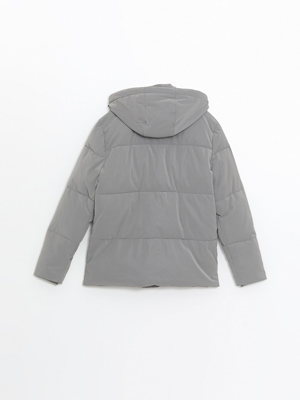Standard Fit Hooded Men's Puffer Coat-8