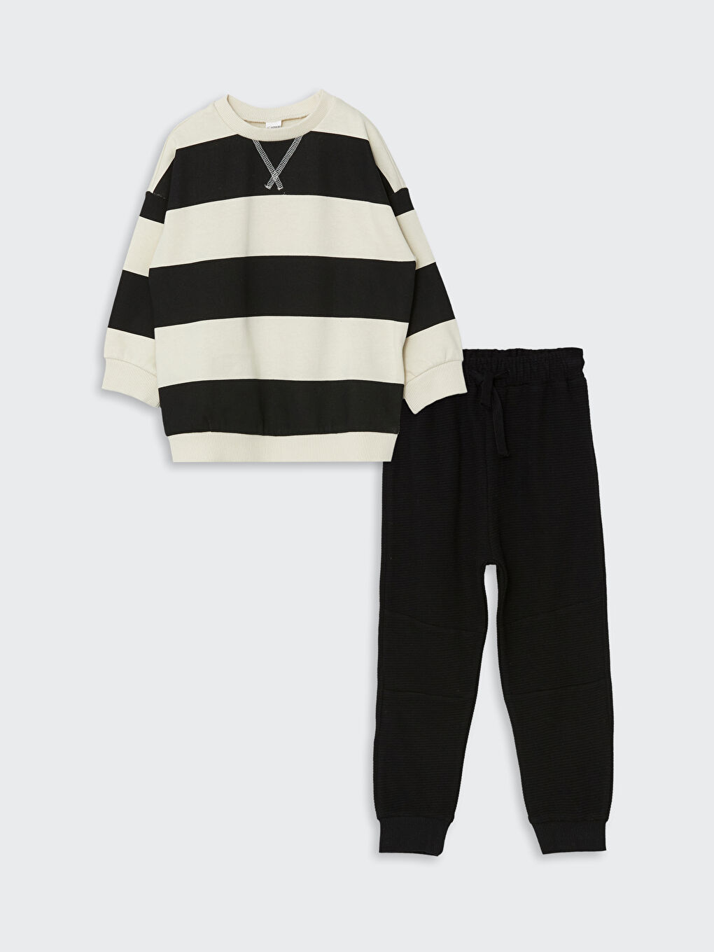Striped Baby Boys Sweatshirt and Tights 2 Pack -W4DL15Z1-LQA
