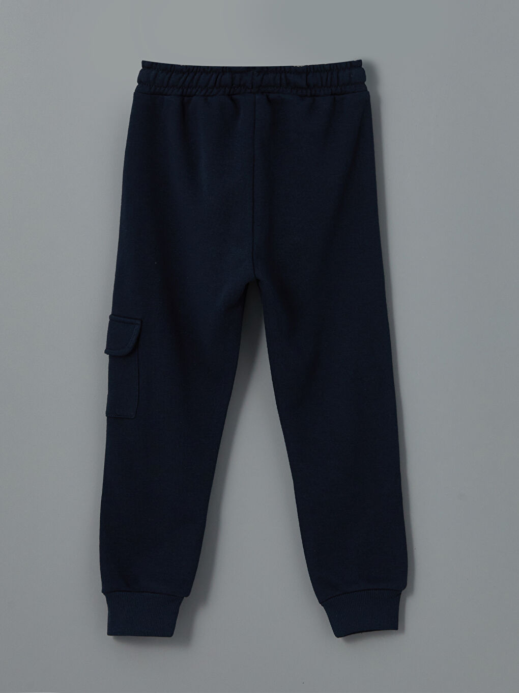 Lacivert Beli Lastikli Erkek Çocuk Kargo Eşofman Altı-1