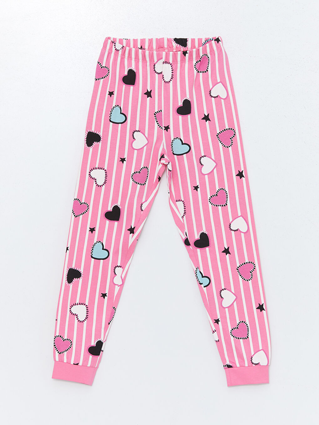 LCW Kids Crew Neck Girls' Pyjama Set -W4DL70Z4-G0Z