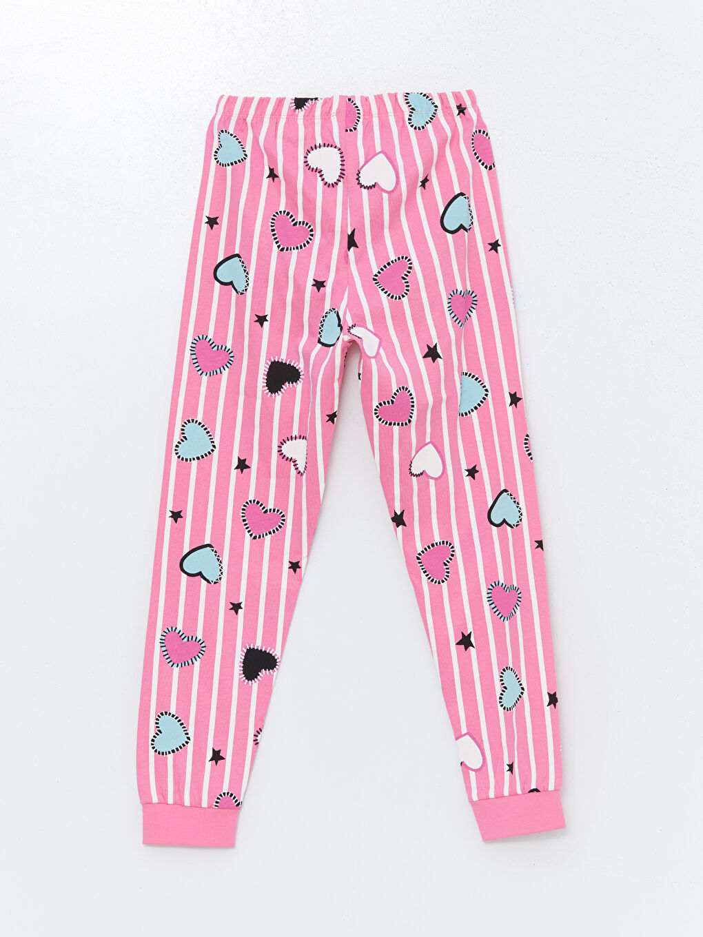 LCW Kids Crew Neck Girls' Pyjama Set -W4DL70Z4-G0Z