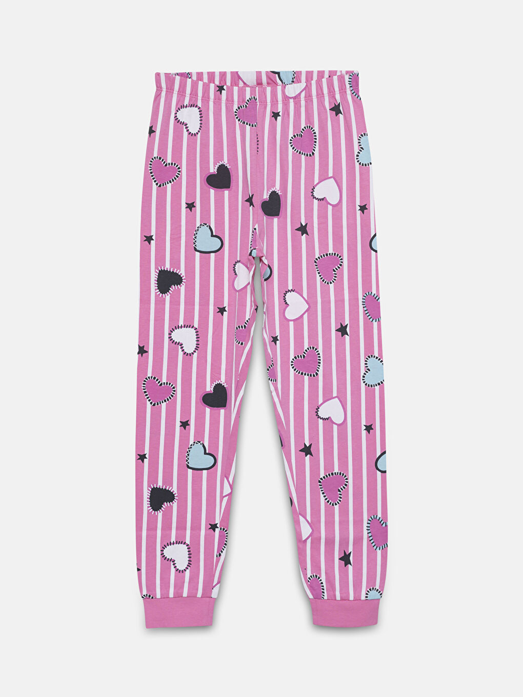 LCW Kids Crew Neck Girls' Pyjama Set -W4DL70Z4-G0Z