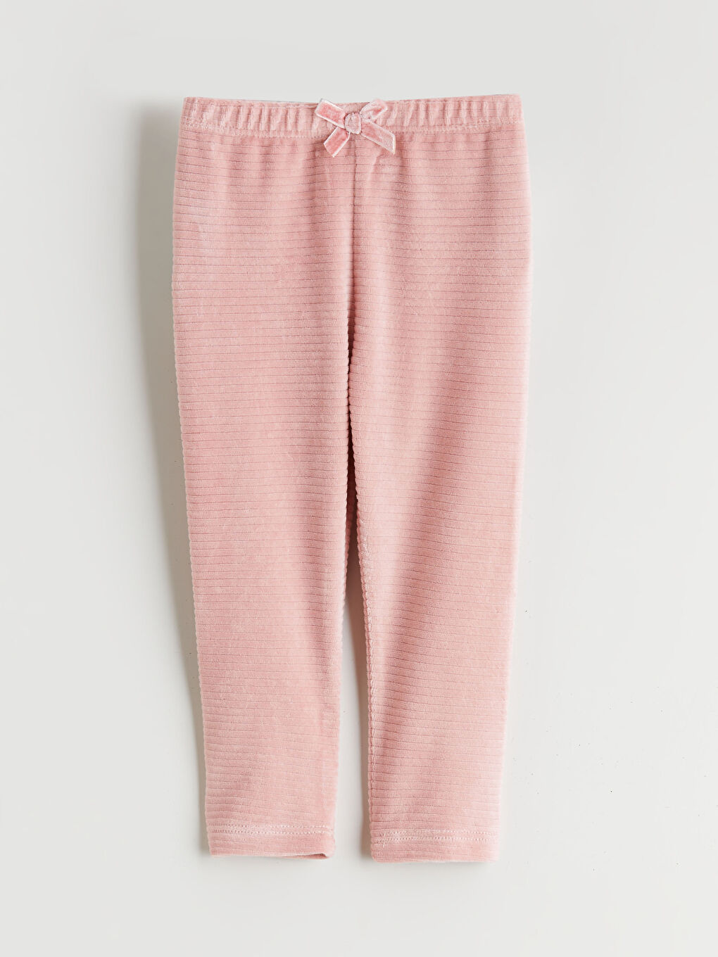 Pembe Beli Lastikli Kız Bebek Tayt