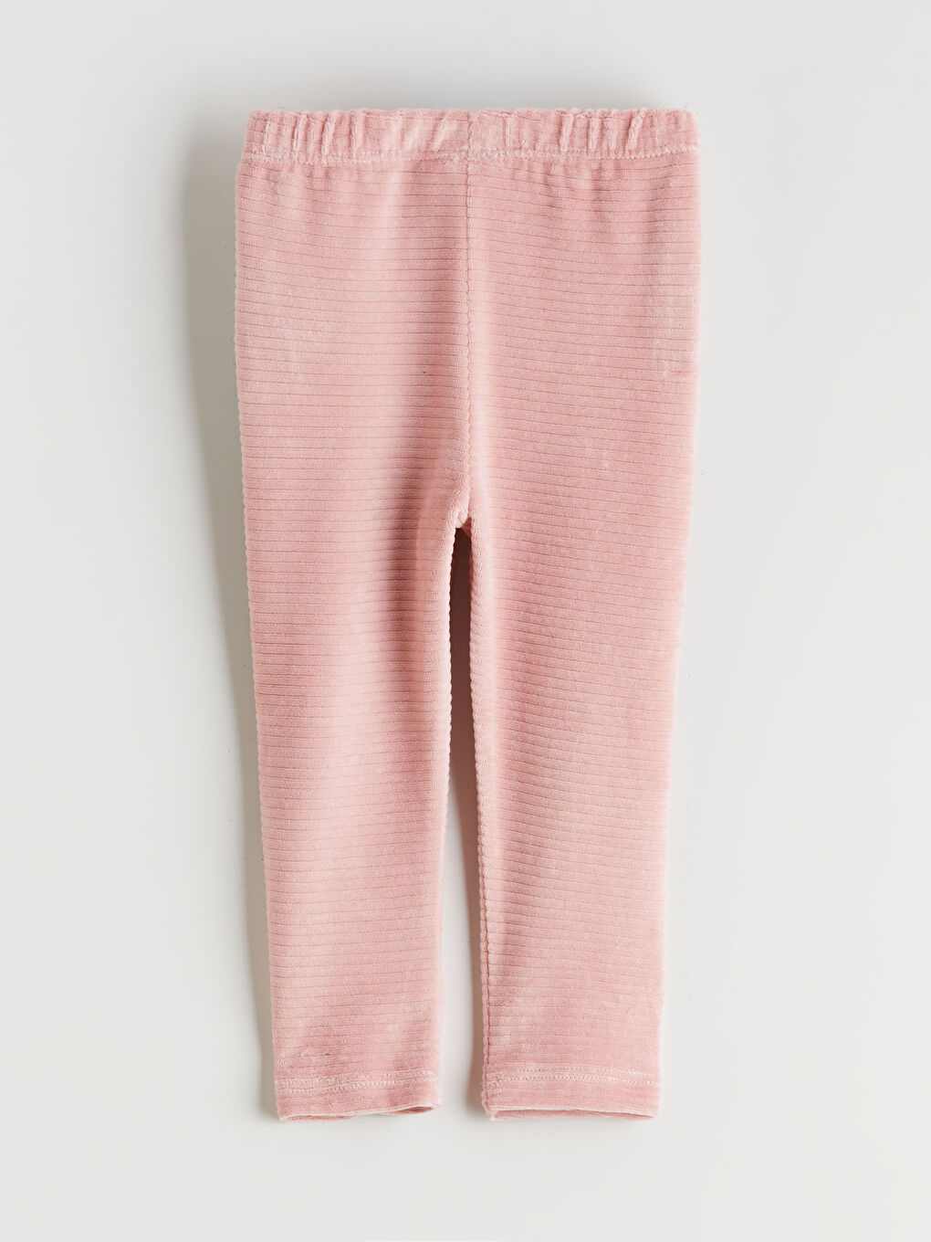 Pembe Beli Lastikli Kız Bebek Tayt-1