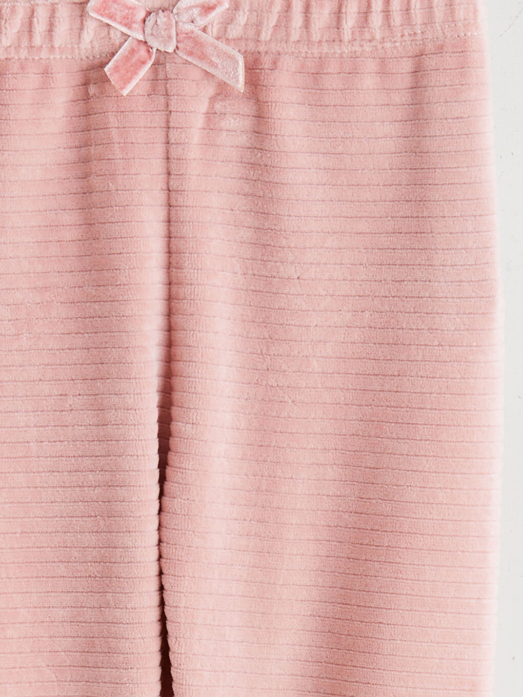 Pembe Beli Lastikli Kız Bebek Tayt-2