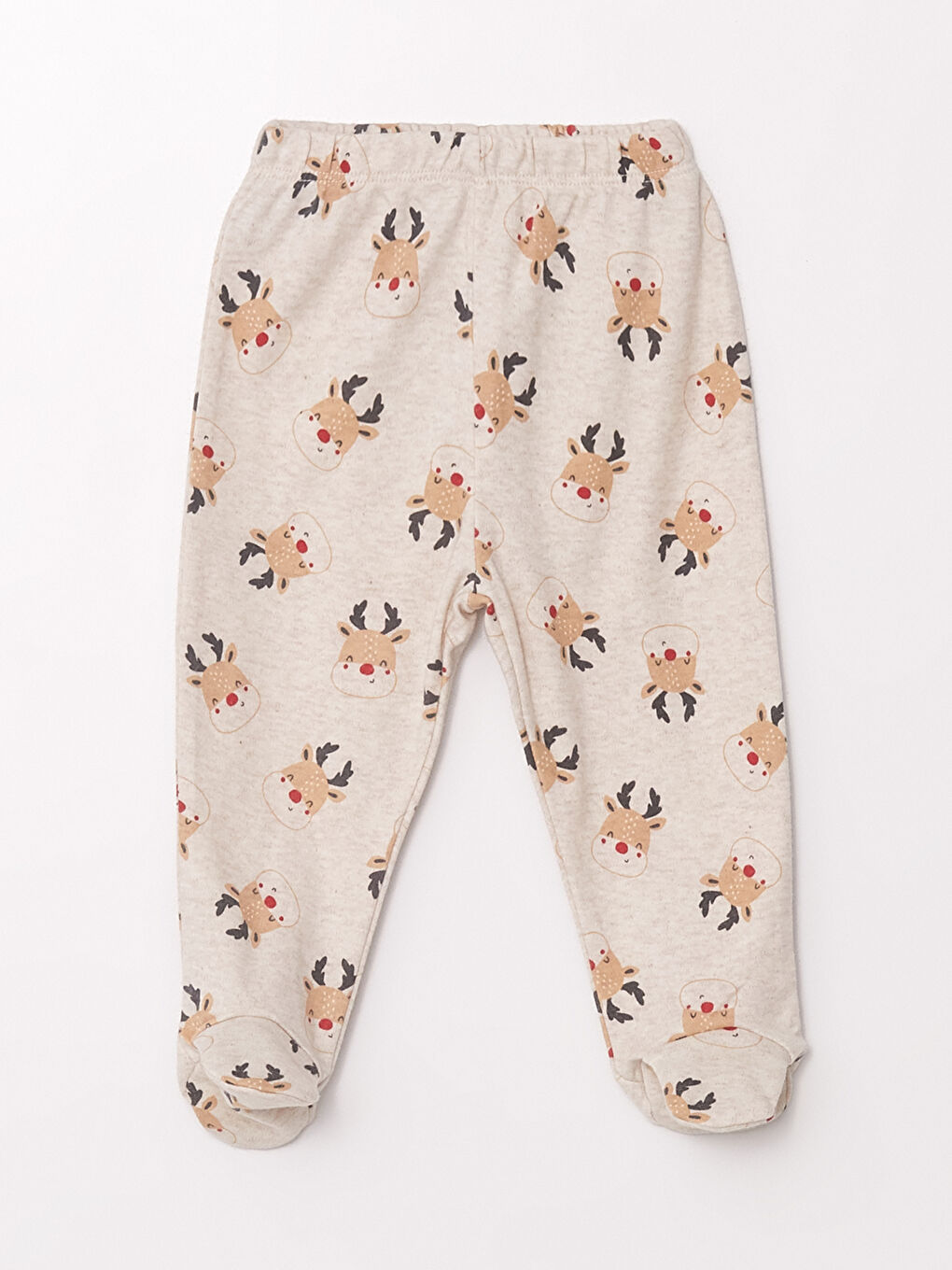 Karışık Beli Lastikli Baskılı Erkek Bebek Pantolon