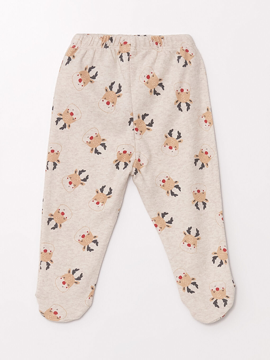 Karışık Beli Lastikli Baskılı Erkek Bebek Pantolon-2