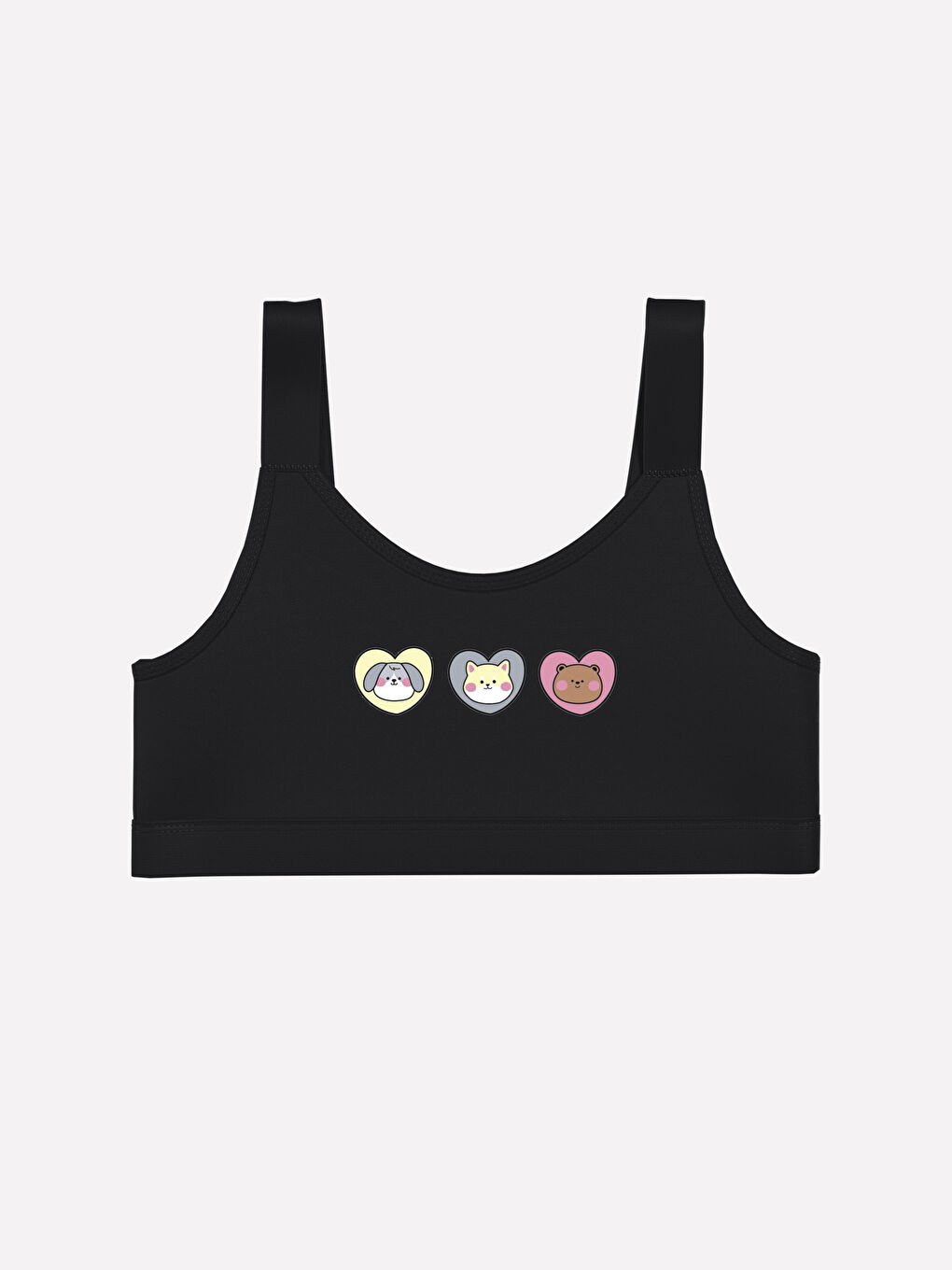 LCW Kids Printed Girls' Bustier Top 2 Pack -W4DM66Z4-CVL